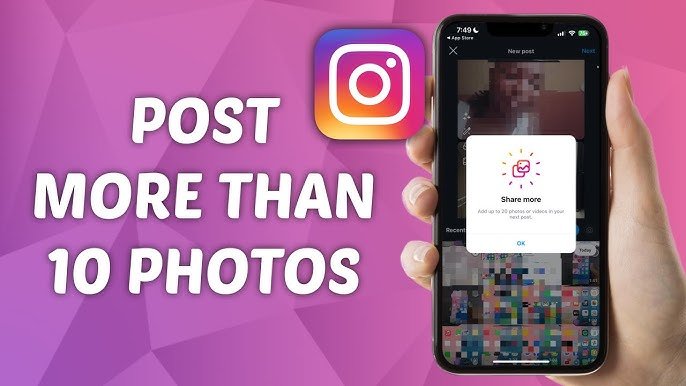 how to post more than 10 photos on instagram